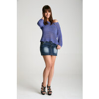  Brunette Jeans Skirt Mini Skirt  pics