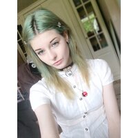  Anime Collar Green Hair  pics