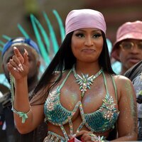  Celebrity Mardi Gras Nicki Minaj  pics