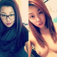  Asian Before After Dressed Undressed  pics