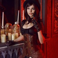  Babes Cosplay Steampunk  pics
