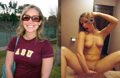 在这个热女孩隔壁selfshot照片中的热金发业余 picture