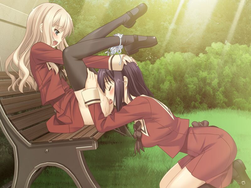 惊人的动漫色情图片与一个热女同性恋黑发 picture