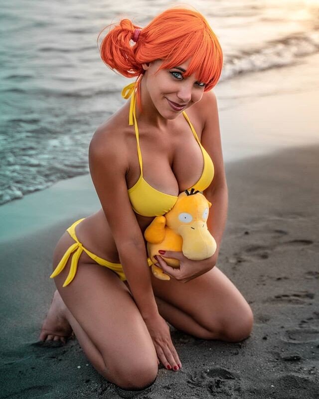 Sexy cosplay with big tits picture