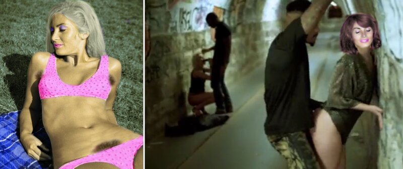 家に帰る前と帰りのアンドレア picture