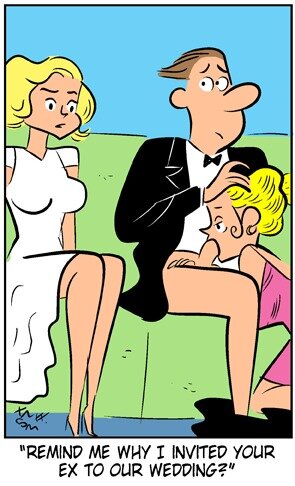 Adult toons 내가 당신의 전 애인을 우리 결혼식에 초대 한 이유를 기억하세요 picture