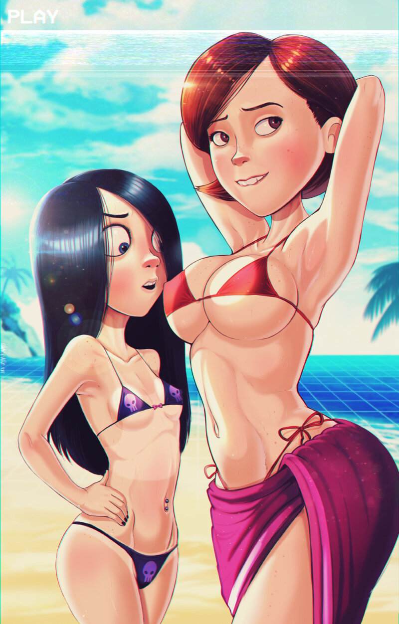 Helen & Violet Parr (Shadman) ile Playcation picture