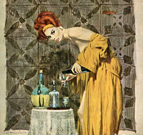 Bir bayanın tek başına içmesine izin vermeyin - Robert McGinnis picture