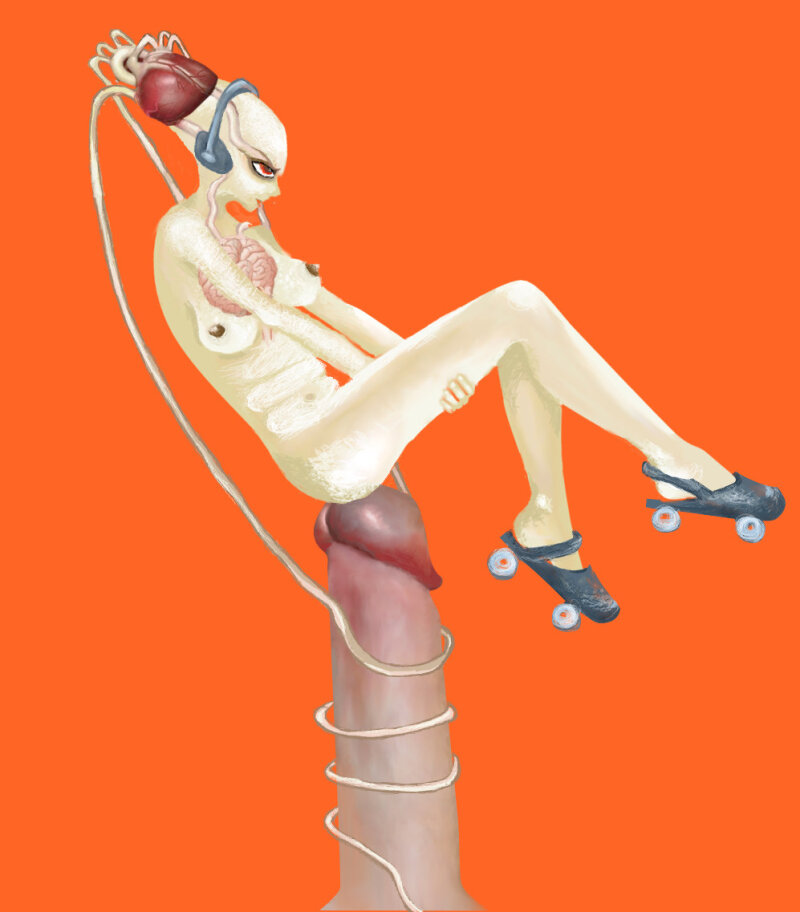 çizim - başka bir çağda küçük çubuklar ve gelecekteki varoluş picture