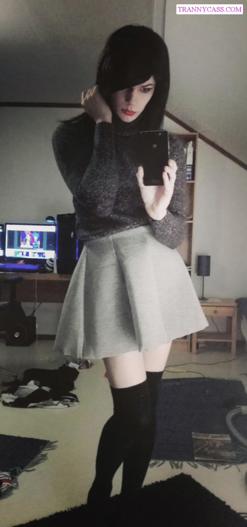 セクシーなfemboyselfie picture