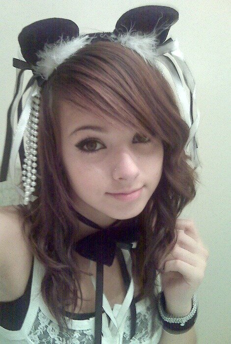 裸体的情绪场景哥特女孩炫耀019 picture