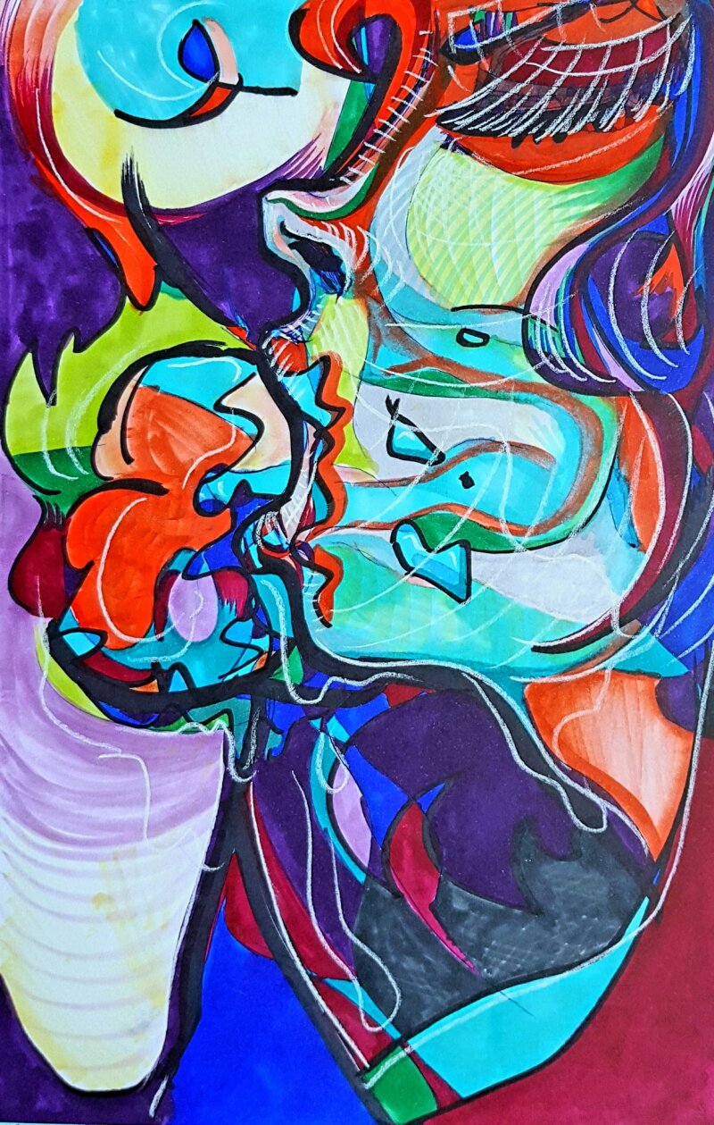 サイケデリックスフェイスファックアート picture