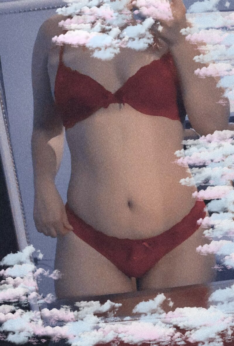 큐비 레드 팬티 picture