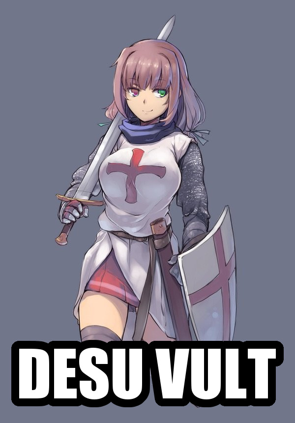 DESU VULT荣誉十字军国王人发色卡通动漫虚构人物 picture