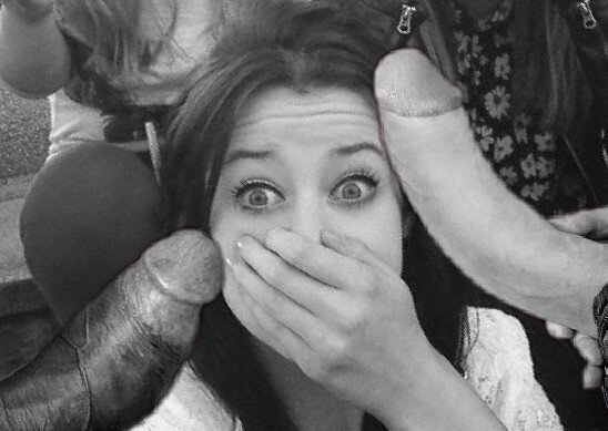 Unwilling teen Chloe Louise blowjob picture