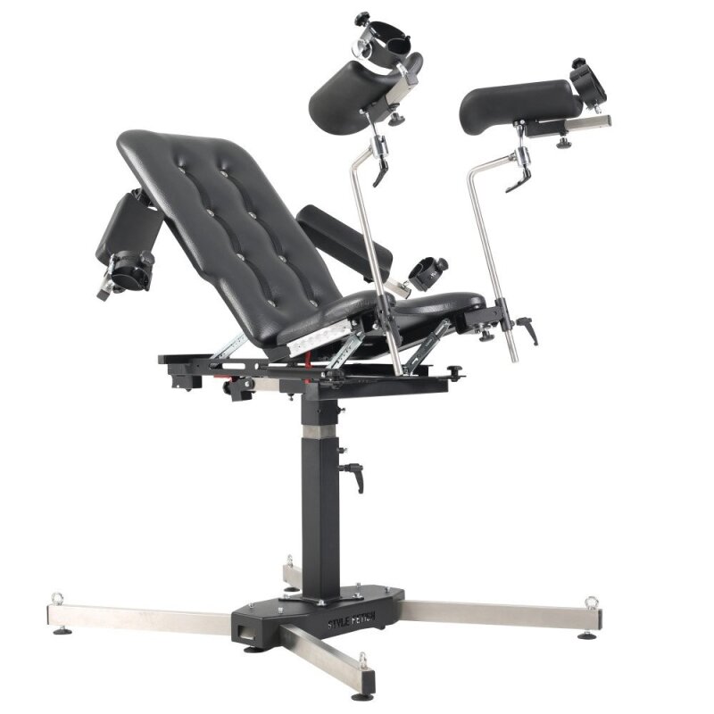 ストライクボンデージと重度の浣腸罰のための婦人科椅子 picture