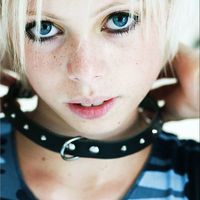  Blonde Blue Eyes Collar  pics